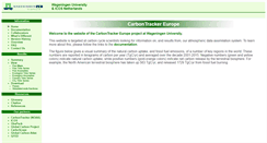 Desktop Screenshot of carbontracker.eu